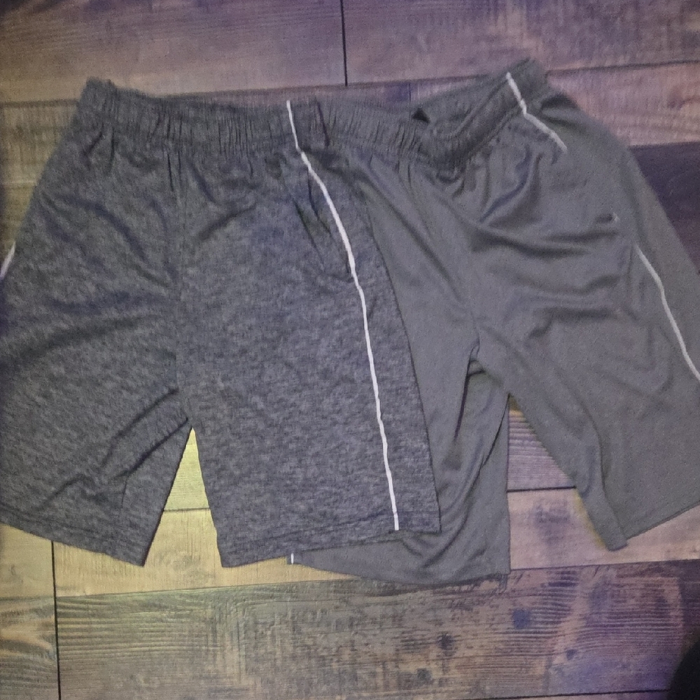 Boys Gray Athletic Shorts